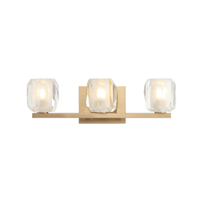Matteo Carleton 3-Light Wall Sconce In Aged Gold Bra