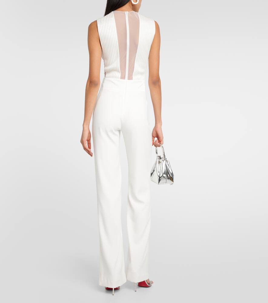Galvan Bridal Soho flared jumpsuit