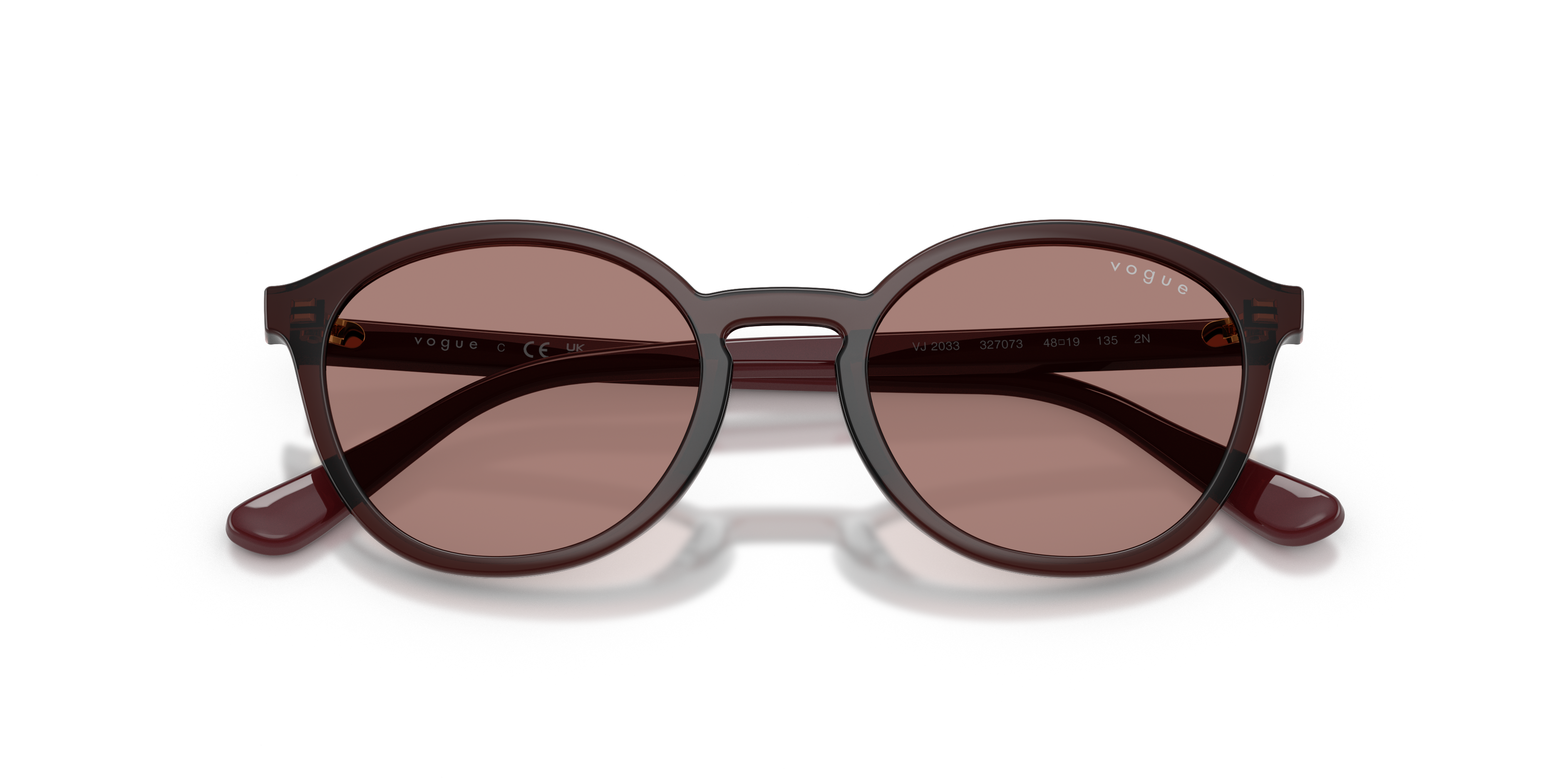 VOGUE EYEWEAR Kid VOGUE EYEWEAR VJ2033 327073 Sunglasses Nylon Red Brown Pantos Norma