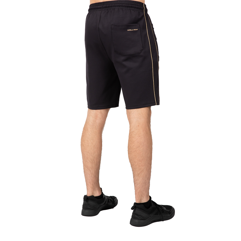 Wenden Track Shorts - Black/Gold