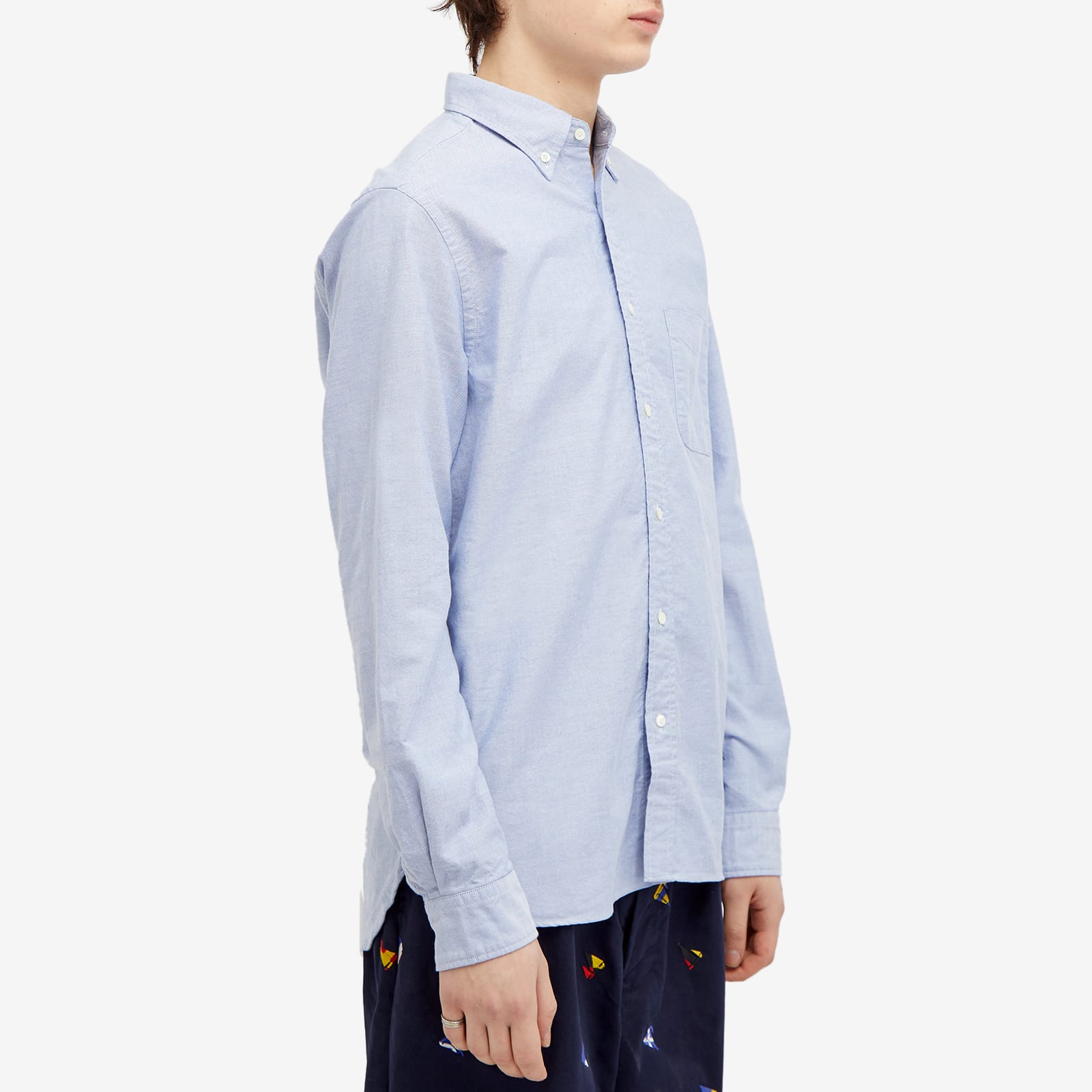 Men's Button Down Oxford Shirt in Blue