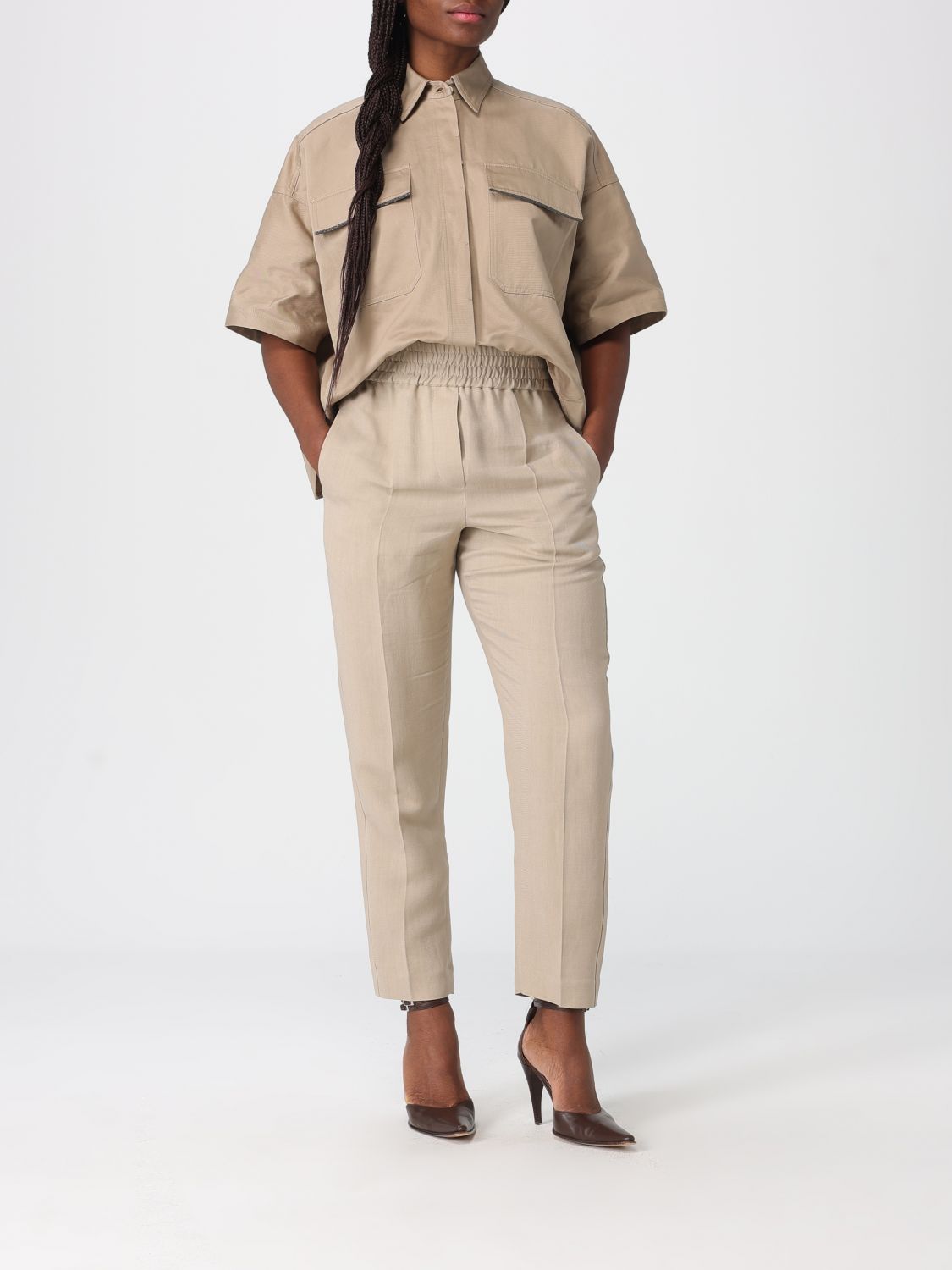 Shirt Woman color Beige