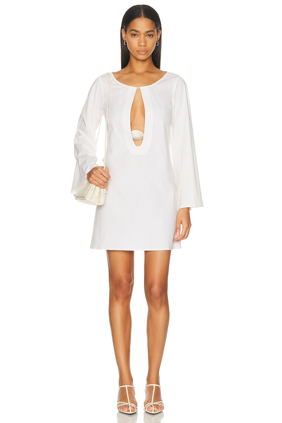 Marlies Grace Ocean Dress in White - White. M also in L