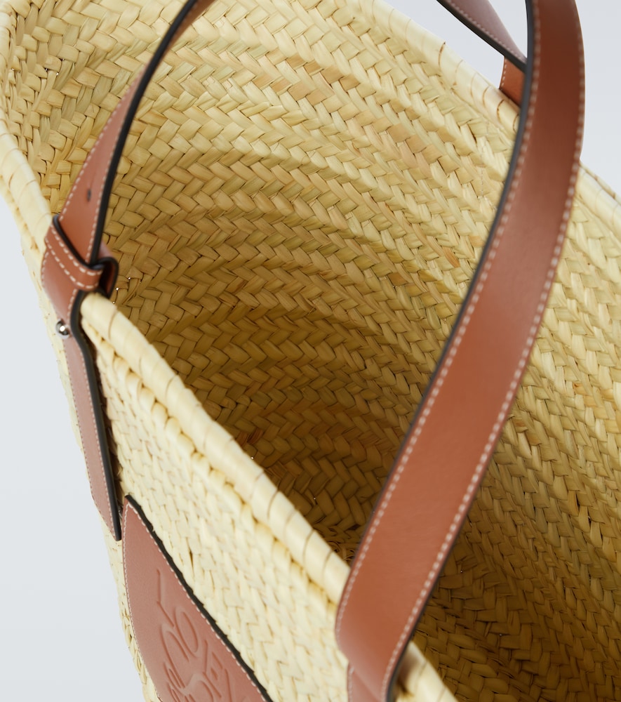 Loewe Large raffia tote bag