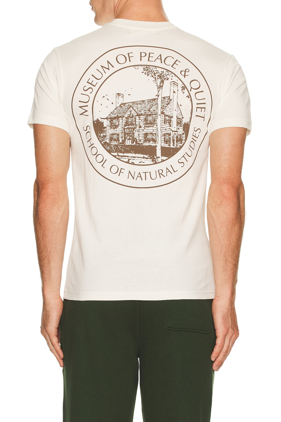Museum of Peace and Quiet Natural Studies T-Shirt in White - White. M also in XS, S, L, XL/1X