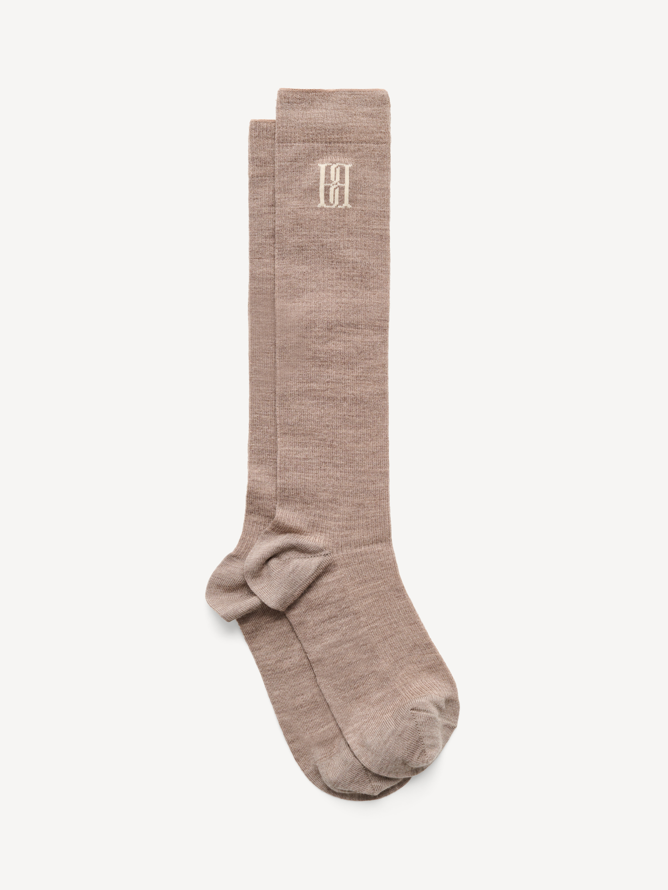 Chaussettes longues en mélange de laine Leiano