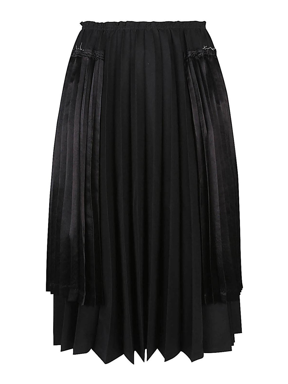 Pleated Midi Skirt