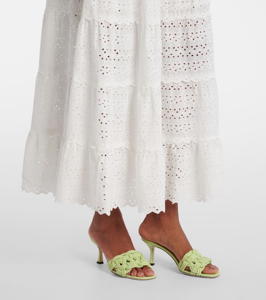 Remi broderie anglaise cotton midi dress