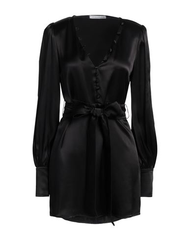 Mar De Margaritas Woman Mini dress Black Size S Viscose
