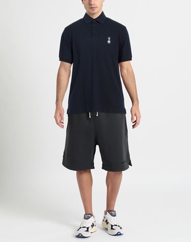 Man Polo shirt Midnight blue Size XS Cotton, Elastane