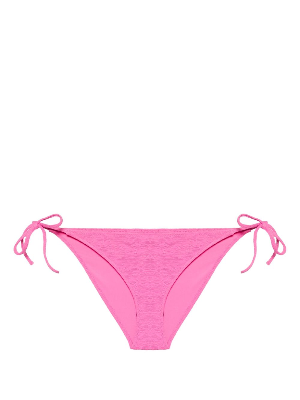 Textured bikini bottoms - Pink