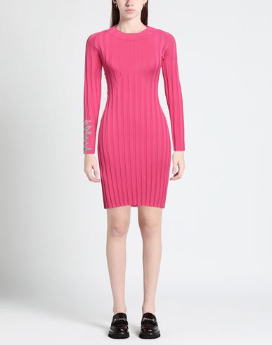 Woman Mini dress Fuchsia Size 1 Viscose, Polyamide, Polyester