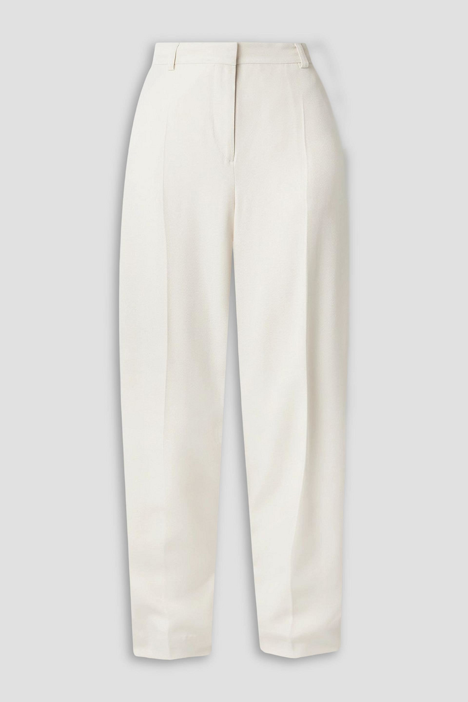 Crepe tapered pants - White - EU 38