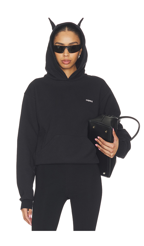 Coperni Horn Hoodie in Black & White. S also in