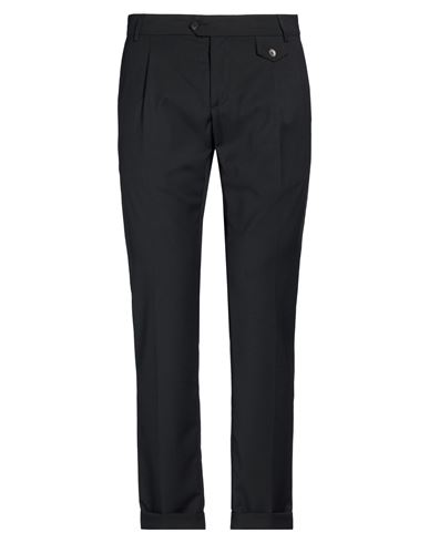 Roberto P Luxury Man Pants Black Size 33 Wool, Polyester, Elastane
