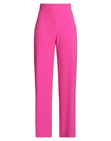 Woman Pants Fuchsia Size 6 Polyester, Elastane