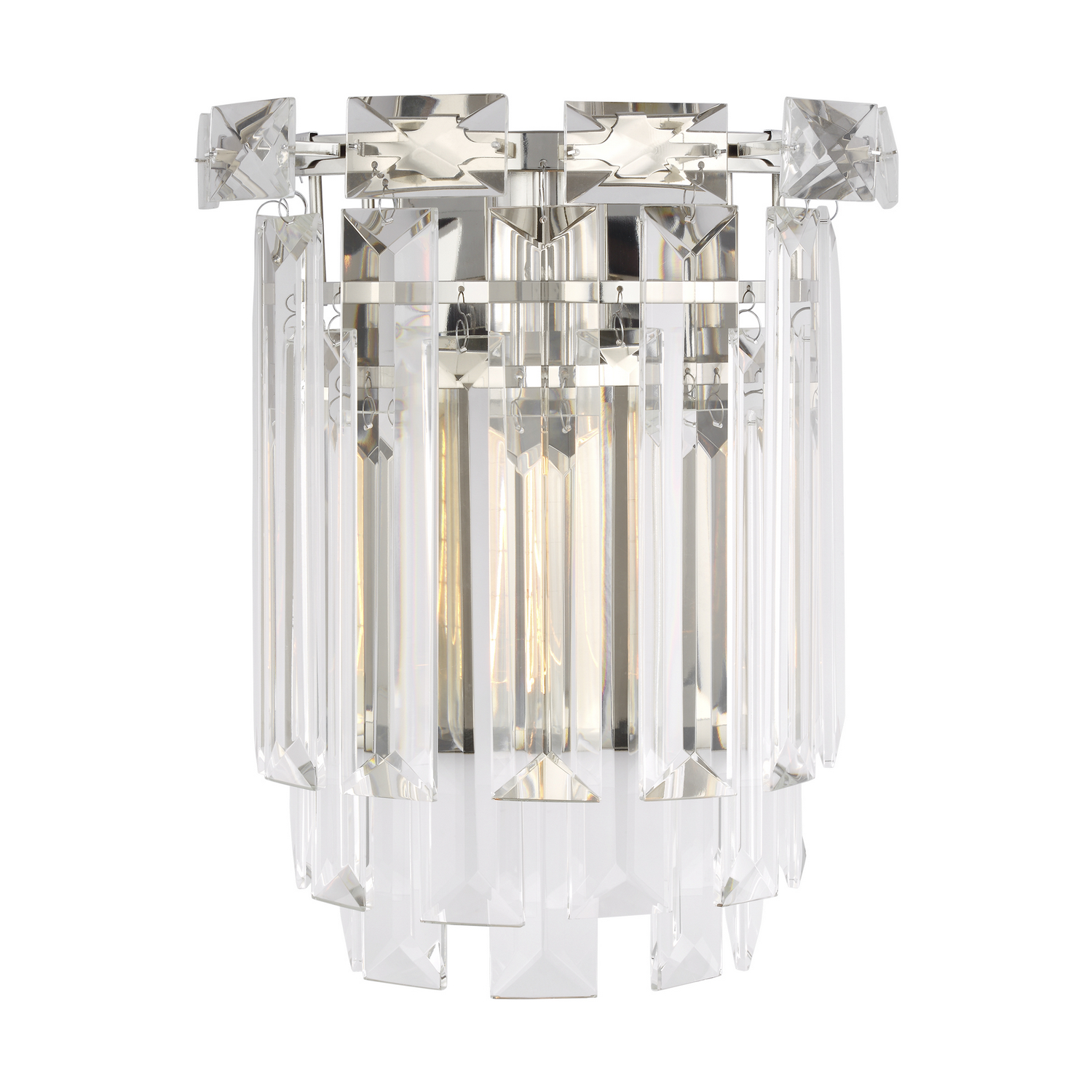 Visual Comfort Studio Arden Wall Sconce in Polished Nickel by Chapman & Myer