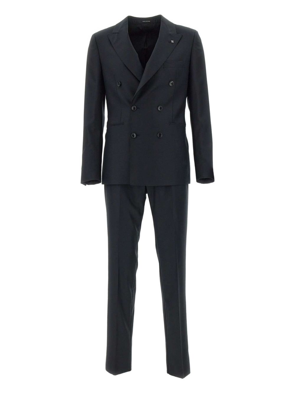 Double-breasted tailored suit - Black