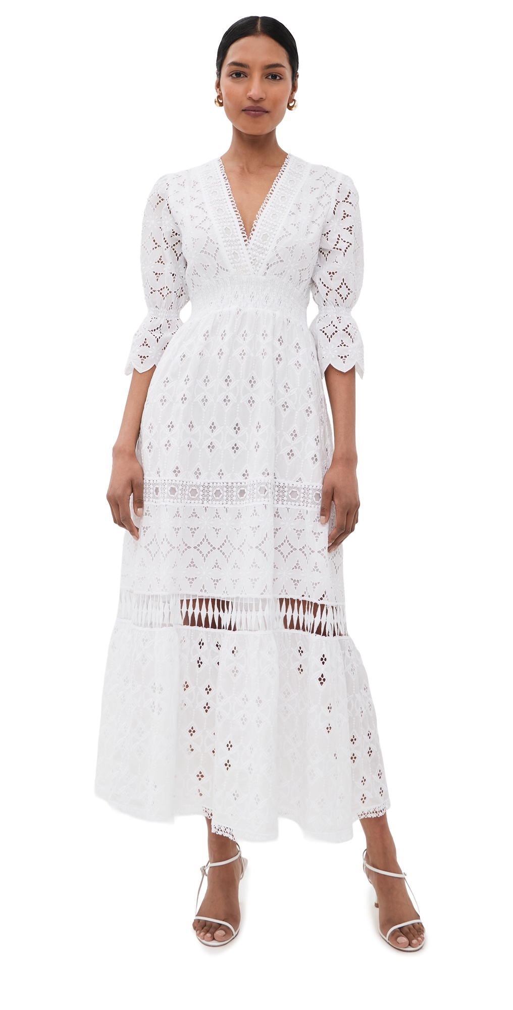 Curry Dress White