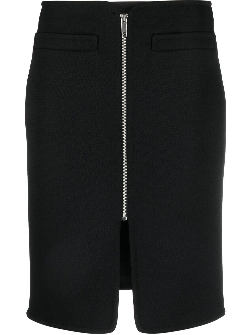 Swallow zip-fastening skirt - Black