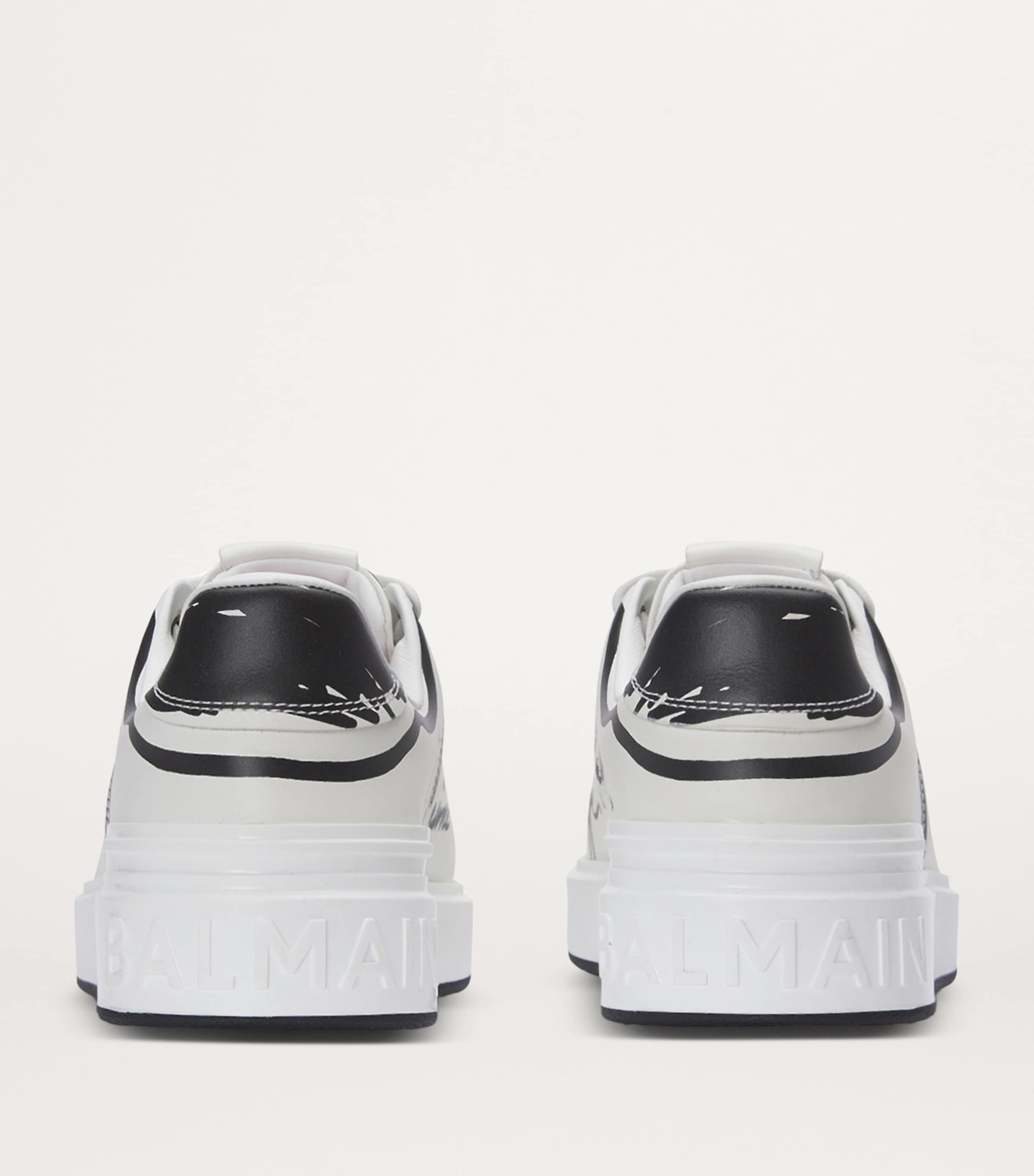 발망 여성 Calfskin B-Court Printed Sneakers 000000000007737778