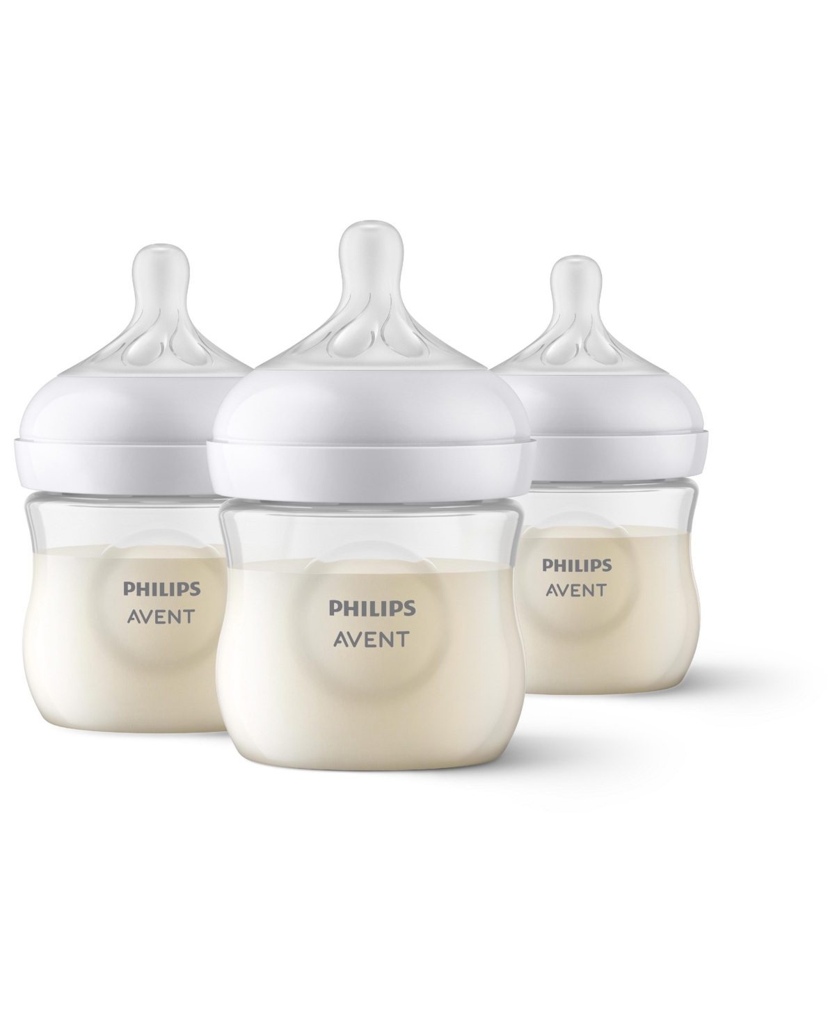 Baby Philips Bottles 3pk, 4oz. - Clear