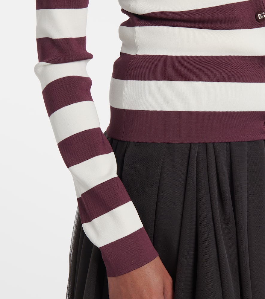 Striped cardigan
