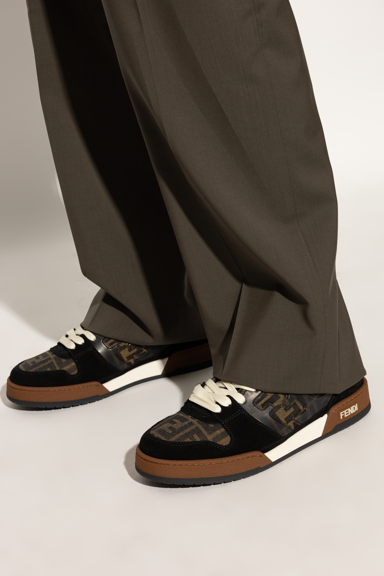 Sneakers With Logo, Men's, Black