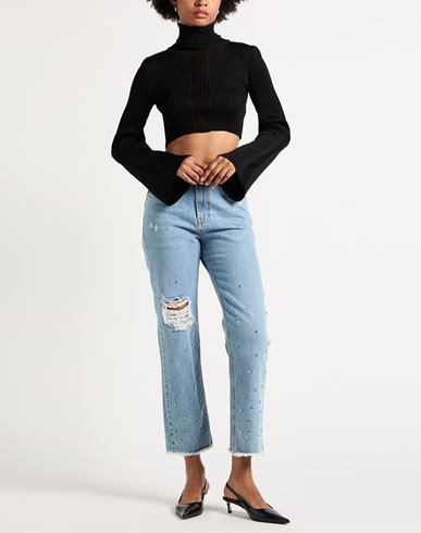 Woman Turtleneck Black Size S/M Viscose