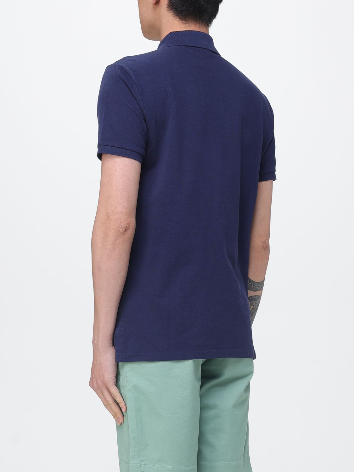 Polo Shirt Men color Navy