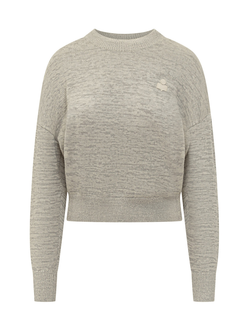 Grey Logo Crew Neck Sweater