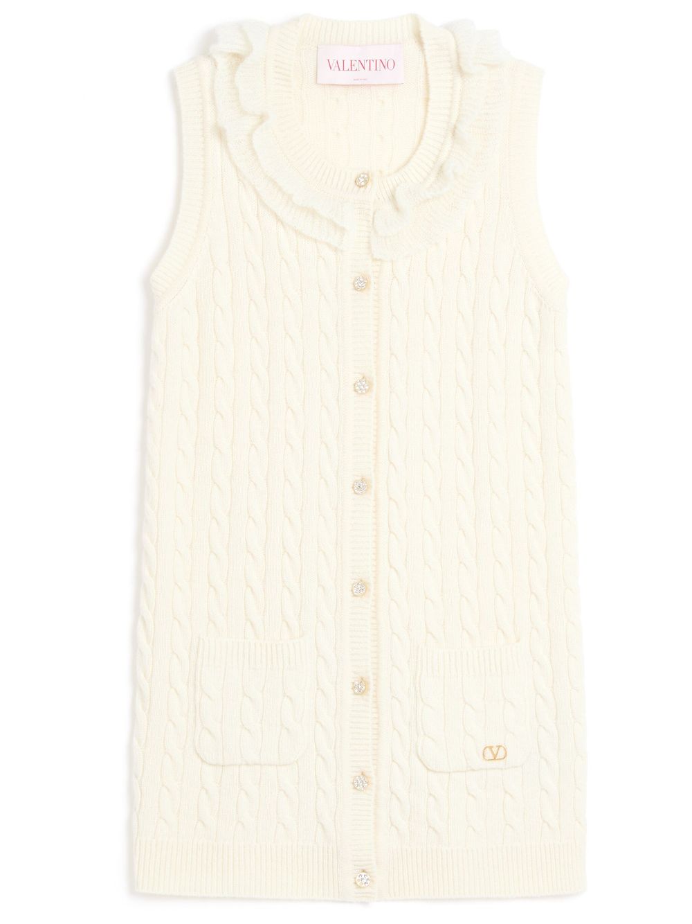Wool cardigan - Neutrals