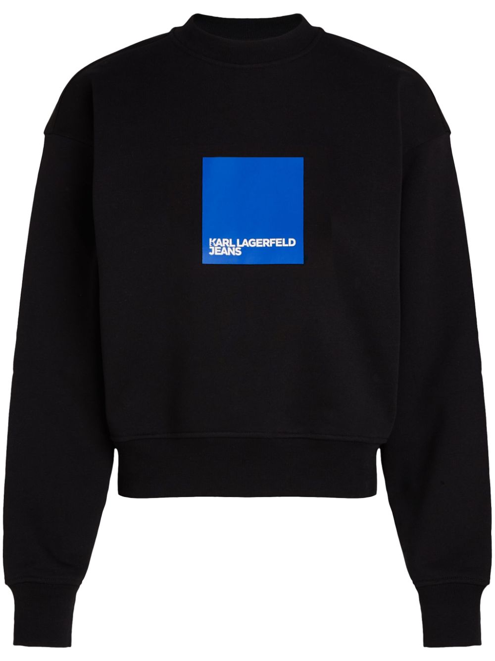 Logo-print organic-cotton sweatshirt - Black