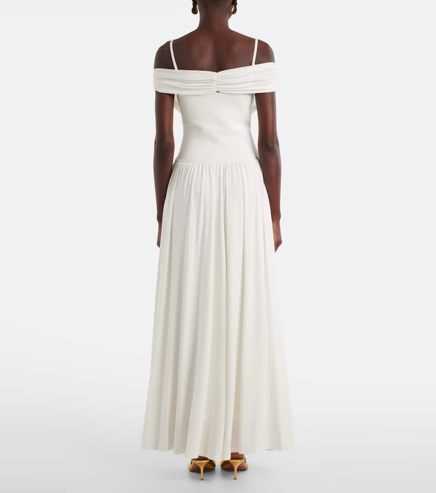 Amarantha draped jersey maxi dress