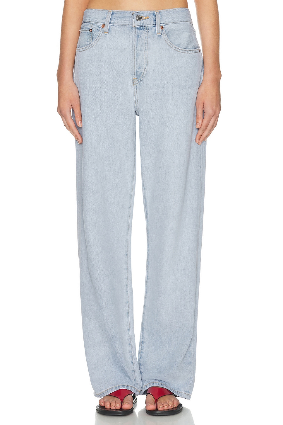 RE/DONE The Thrasher Wide Leg Jeans in Oceano.  32 also in 24, 25, 26, 27, 28, 29