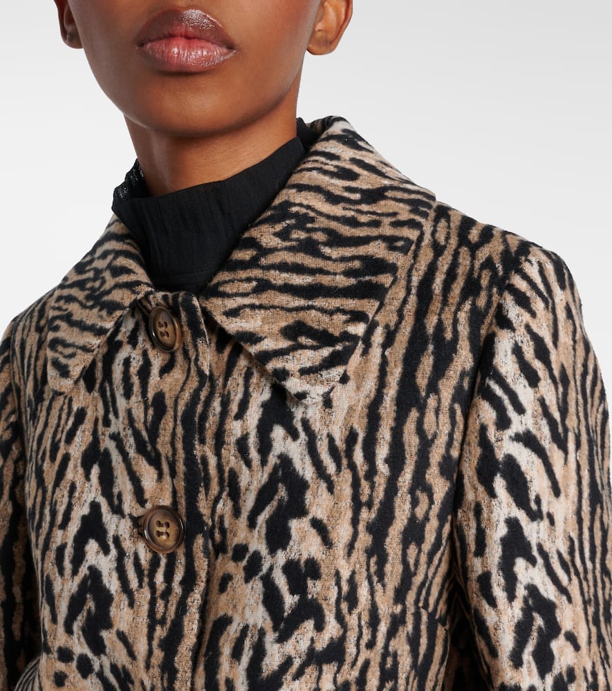 Leila leopard-print jacket