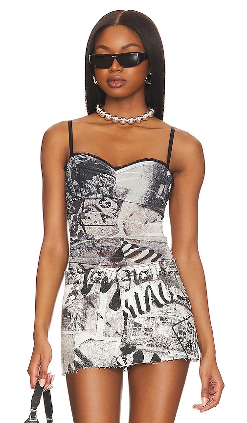 Miaou Renzo Tube Top in Black. - L also in