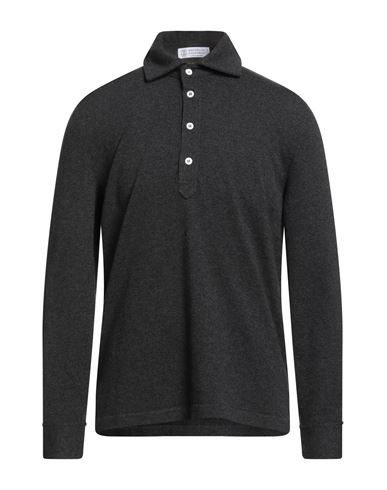 Cashmere Man Sweater Charcoal Size 36 Cashmere