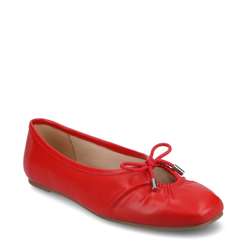 Women's Callee Ballet Flat Shoes (Red)