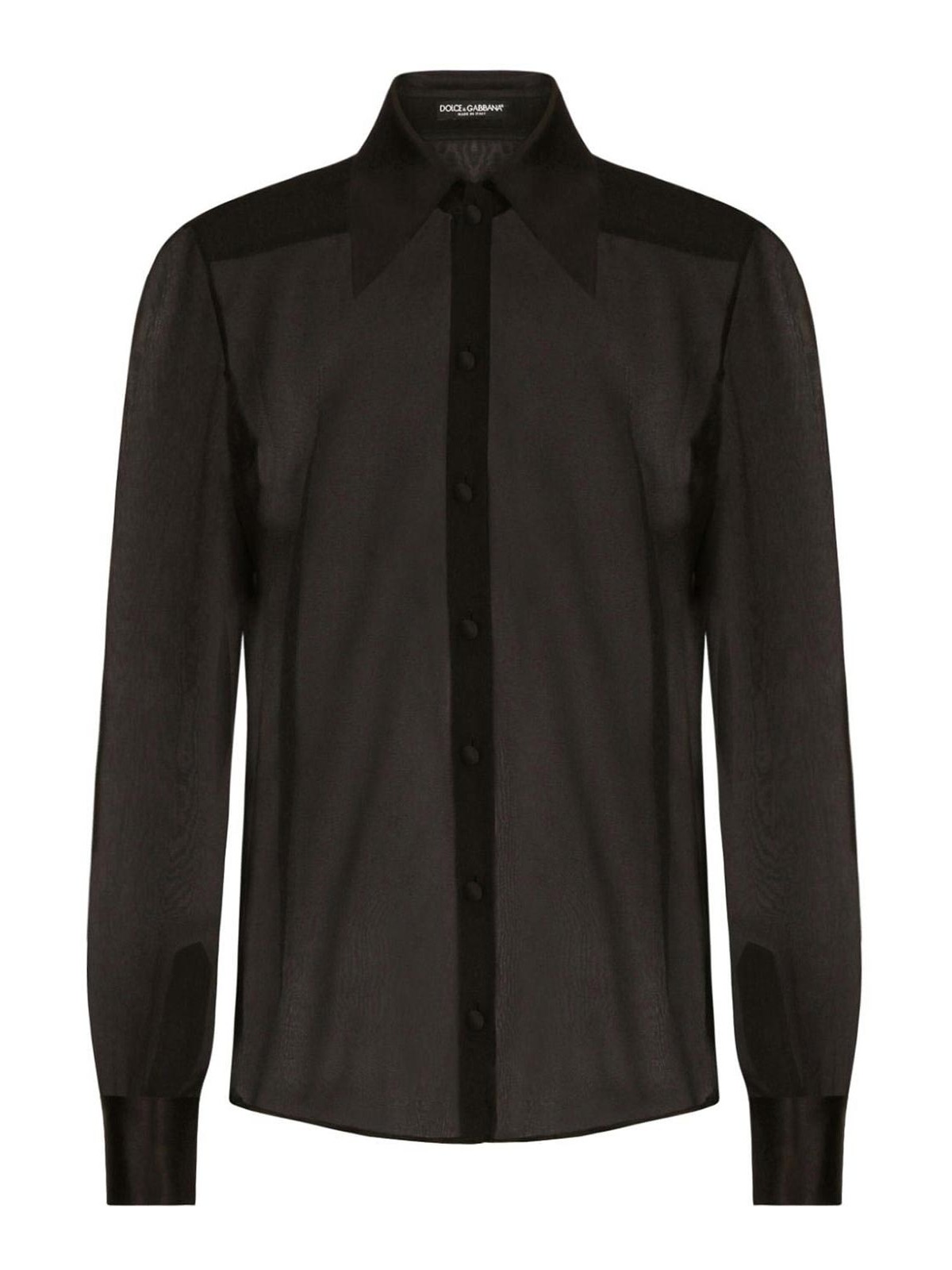 Semi-Sheer Mesh Shirt