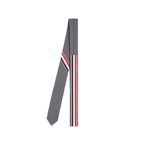 RWB stripe necktie - Grey