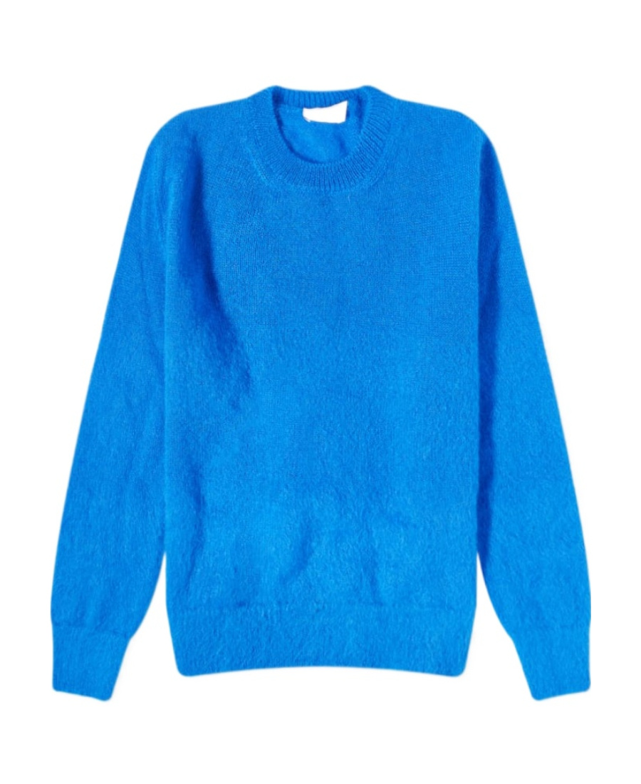 Arrows-intarsia crew-neck jumper