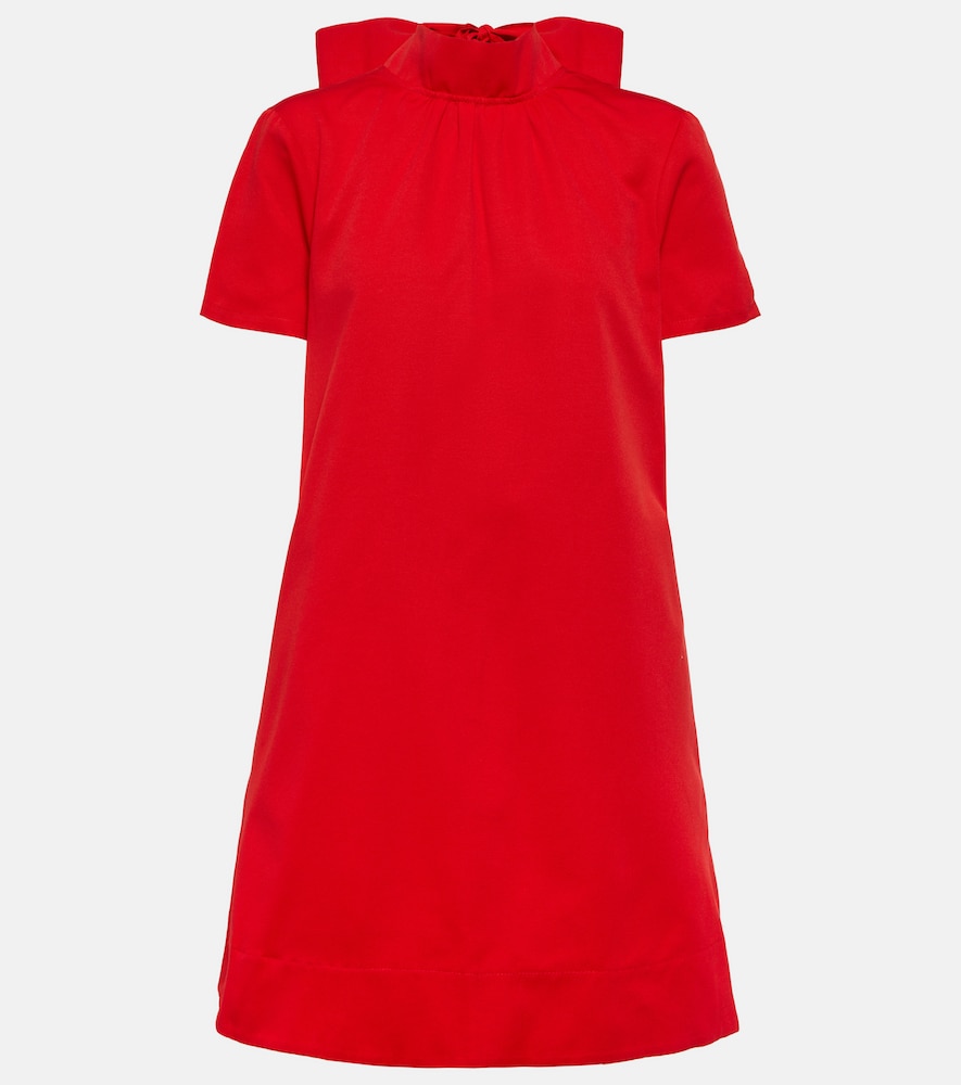 Staud Ilana cotton-bend minidress