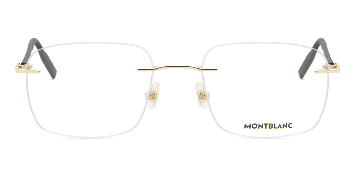 Montblanc MB0222O 007 Men's Glasses Gold  58 - Free Lenses - Blue Light Block Available