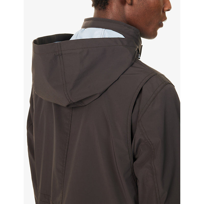 Mens M65 High-Neck Woven Field Jacket