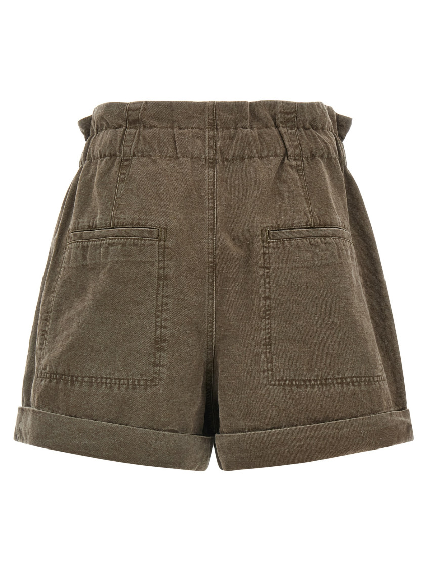 Marant étoile Nirma Linen Blend Shorts