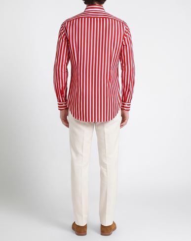 Man Shirt Red Size 16 Cotton