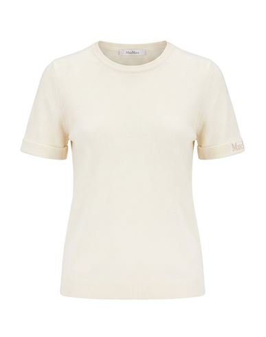 Woman Sweater Ivory Size L Cotton