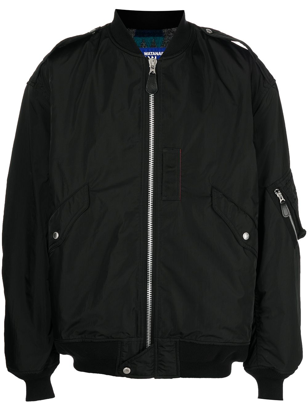Zip-up bomber jacket - Black