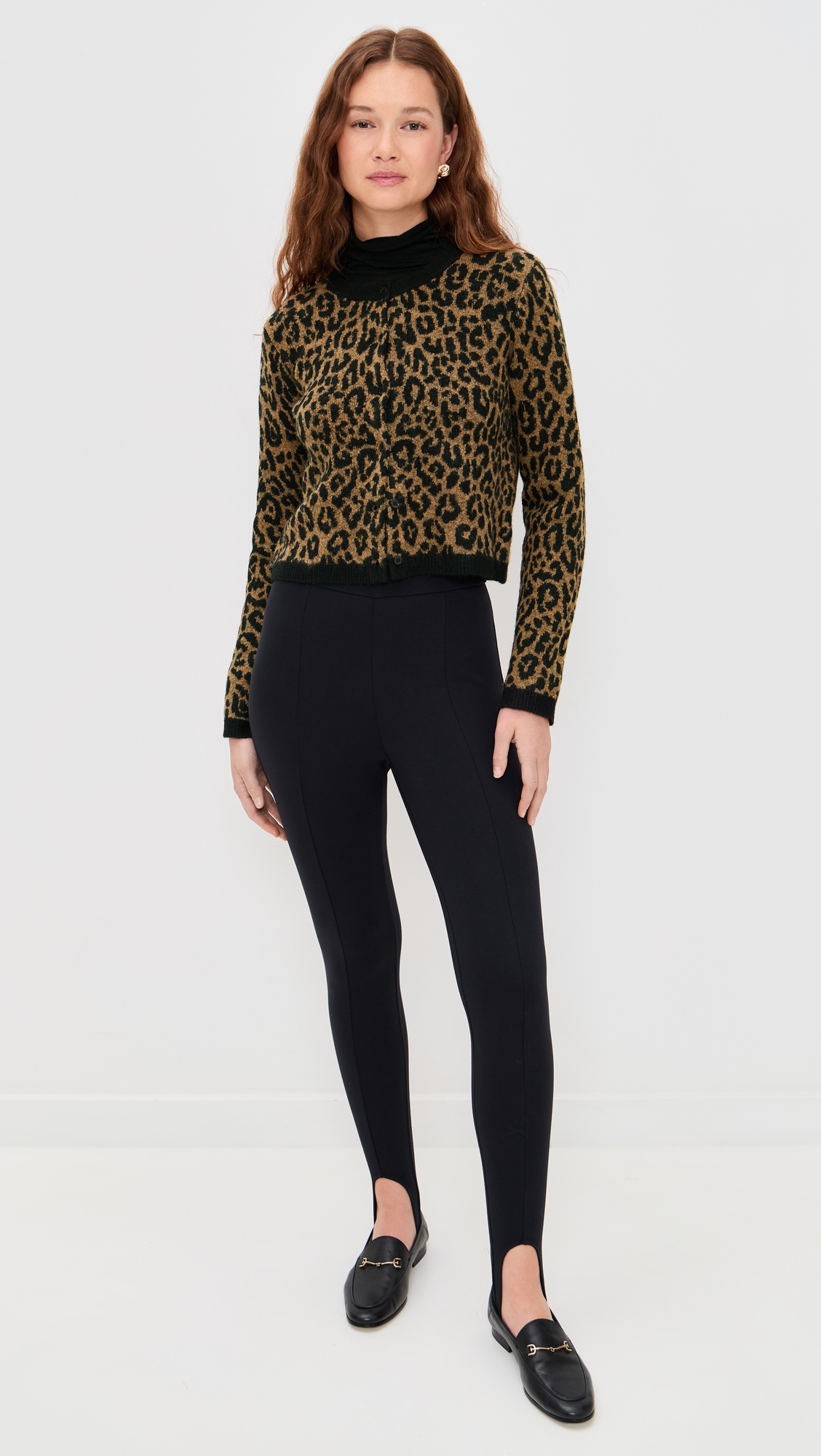 Cheetah Cardigan Camel Cheetah